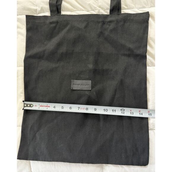 David Galan Small Logo Black Tote Bag EUC - Picture 5 of 5